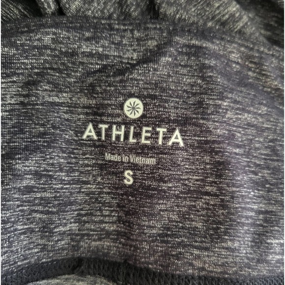 11: ATHLETA Mind Over Mat Capri Leggings | Charcoal | Size- S - Picture 10 of 13